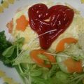 ｽｶｲﾌｨｯｼｭ☆'s cooksnap of when they made 簡単洋食屋風！オムライス.