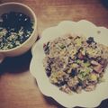 ちゃんもり♪'s cooksnap of when they made チンゲン菜たっぷり炒飯！香味ペーストで！.