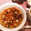 nekobana's cooksnap of when they made ペロリ♪ライスピザ♪.