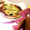 sakitchen♪'s cooksnap of when they made 定番♪ほうれん草とサーモンのキッシュ.