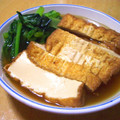 ゆうジュニア's cooksnap of when they made 厚揚げと小松菜の煮物.