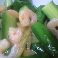 おやっさま's cooksnap of when they made きゅうりのエビあんかけ☆和風でさっぱり.