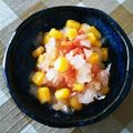あーもこ's cooksnap of when they made 簡単☆コーンの明太子おろしあえ♪.