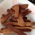 よりぴ＊'s cooksnap of when they made ザクザクッ♪自家製米粉のビスケット.