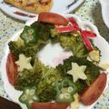 yusaraki's cooksnap of when they made クリスマスリースサラダ.