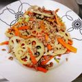 澄芹☆'s cooksnap of when they made れんこん炒め、スナップえんどう入り。.
