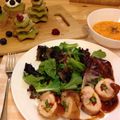 misakita's cooksnap of when they made 簡単☆クリスマスロールチキン 照り焼き風.