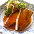 野菜のはたけ's cooksnap of when they made ぶりのフライパン照り焼き　野菜添え.