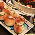 クックC4A6Z9☆'s cooksnap of when they made クリスマスやおせちに☆簡単生ハム一口寿司.