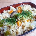 ゆしゅな's cooksnap of when they made カレーハーフで作る炊飯器ピラフ.