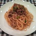 ☆Loved☆'s cooksnap of when they made おかわりしたい！★牛肉とネギのパスタ★.