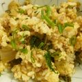 由芽15's cooksnap of when they made 我が家のスタミナキムチチャーハン♪.