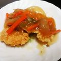 キャレバニーユ's cooksnap of when they made 鶏むね肉の甘酢あんかけ.
