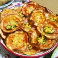 ♡たいちゃんママ♡'s cooksnap of when they made 餃子の皮で♪簡単一口ピザ.