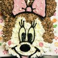 クック7GF2Z3☆'s cooksnap of when they made 誕生日に♡ミニーちゃんケーキ.