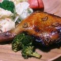 N0R1P's cooksnap of when they made 肉汁たっぷり☆お家で簡単ローストチキン.