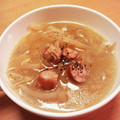 シナモシナモ's cooksnap of when they made レンジで簡単節約♪モヤシとえのきのスープ.