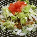 ハナレ's cooksnap of when they made タコライス！.