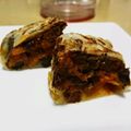 Ｌiｅ's cooksnap of when they made かぼちゃとレーズンのきんつば.