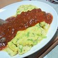 おもっちゃま's cooksnap of when they made お豆腐とキャベツのオムレツ.