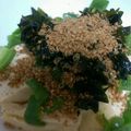 クックYKLSJF☆'s cooksnap of when they made 豆腐とワカメのゴマサラダ.