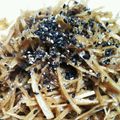 Jyohana's cooksnap of when they made お手軽！きんぴらごぼう（備忘録）.