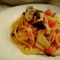 PLU☆'s cooksnap of when they made ベーコンとしめじのペペロンチーノ.
