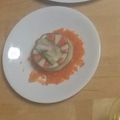 陸空9's cooksnap of when they made お祝い誕生日おしゃれカニカマサラダケーキ.
