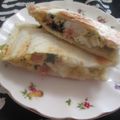 miyuki12's cooksnap of when they made 簡単*ほうれん草と卵のサンドウィッチ.