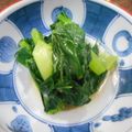 kana叶's cooksnap of when they made ◇簡単◇ごま風味の小松菜おひたし.