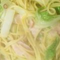 白金魂's cooksnap of when they made 絶品☆白菜とベーコンのペペロンチーノ♡.
