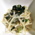 丸はる's cooksnap of when they made うま旨☆簡単 もやしとほうれん草のナムル.