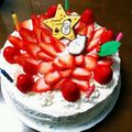 なおゆきそら's cooksnap of when they made クリスマスケーキに苺デコレーションケーキ.