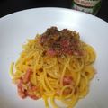 拓檀望's cooksnap of when they made 大好き♪ローマ風本格カルボナーラ.