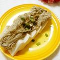 メルティローズ's cooksnap of when they made 油不要★豆腐を焼いて♬とろろ昆布のせ☆.