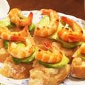 さきみや's cooksnap of when they made 海老とアボカドの小さなバゲット。.