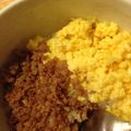 shinoby428's cooksnap of when they made 鶏そぼろの三色丼♪.