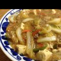 lndigoblue's cooksnap of when they made 白菜入り麻婆豆腐丼☆.