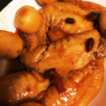 Dalianv's cooksnap of when they made 鶏手羽先と里芋のタイ風煮.