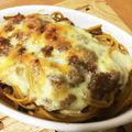 さぁひこうき♪'s cooksnap of when they made ミートソースリメイク！チーズオーブン焼き.
