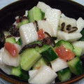 ｍｉｋａｉｋｏ's cooksnap of when they made 簡単☆やまいもときゅうりの梅肉あえ.