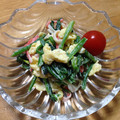やいちのりんご's cooksnap of when they made ほうれん草と炒り卵のマヨネーズ和え.
