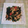 オレンジリング's cooksnap of when they made 水菜トマト卵のオイスターソース炒め.