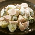 スタイリッシュママ's cooksnap of when they made おさかなソーセージとキュウリのサラダ.