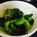 けめ＊'s cooksnap of when they made チンゲン菜のからし和え.