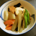 Hirarinn☆'s cooksnap of when they made ごぼう・ささげ・練り物の煮物.