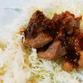 のぶよっしー's cooksnap of when they made 豚ヒレしょうが焼き丼.
