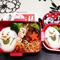 うまうま太郎's cooksnap of when they made オラフのクリスマス❤幼稚園キャラ弁.