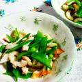 SP♪'s cooksnap of when they made ちくわときぬさやの梅和え.