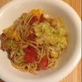 あい1017's cooksnap of when they made トマトとキャベツと鶏肉のパスタ.